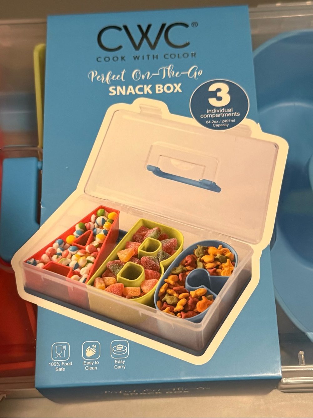 CWC Alphabet Snack Box Set - Red & Blue - Picture 3 of 3